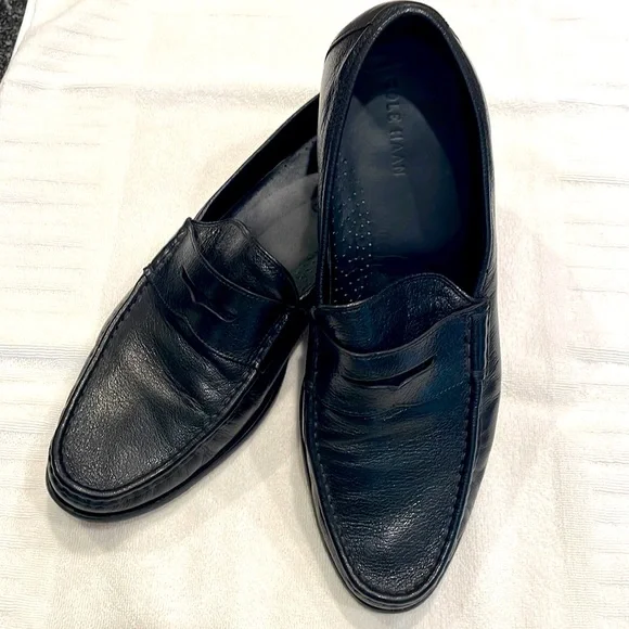 Cole Haan | Shoes | Mens Cole Haan Slipon Black Shoes Size  display picture 2